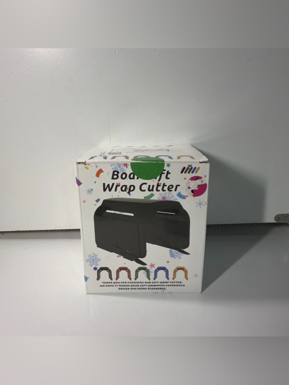 Gift Wrap Cutter Wrapping Paper Roll Cutter Portable Christmas Present Tool New